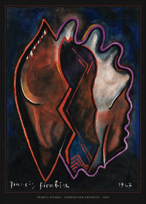Francis Picabia Composition Abstraite No5 - Plakat