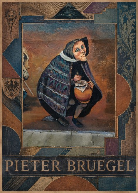 Pieter Bruegel The Beggar Woman with Jug No3 - Plakat