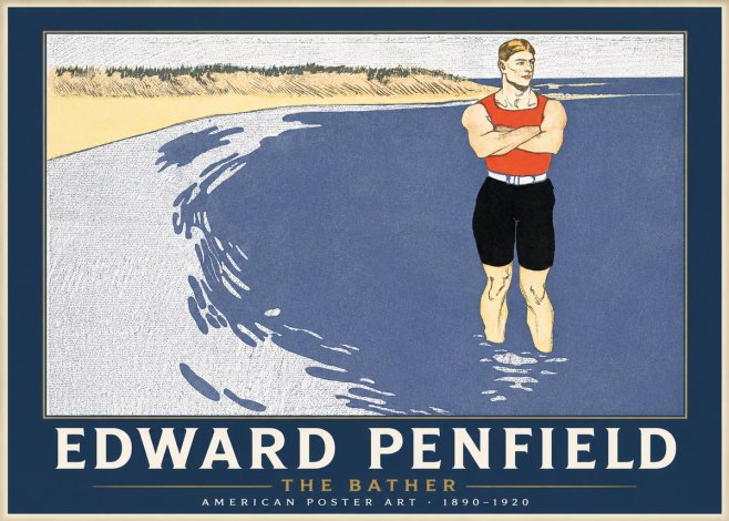 Edward Penfield The Bather No1 - Plakat