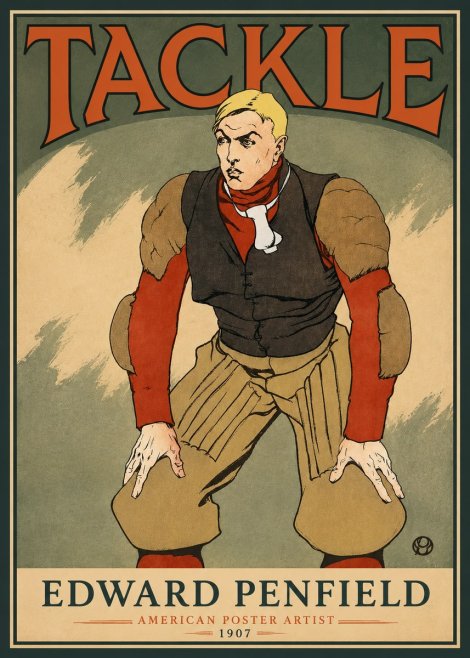 Edward Penfield Tackle No3 - Plakat