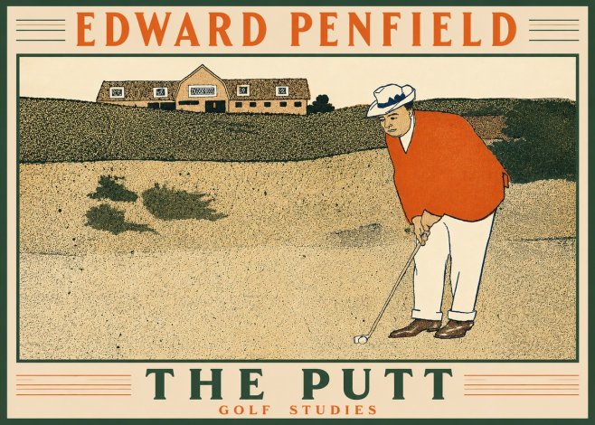 Edward Penfield The Putt No2 - Plakat
