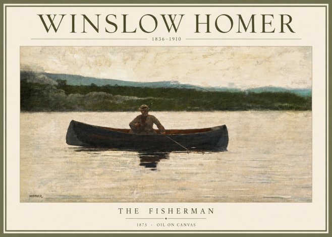 Winslow Homer The Fisherman No3 - Plakat