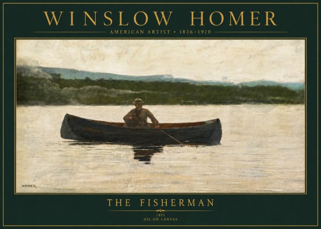 Winslow Homer The Fisherman No5 - Plakat