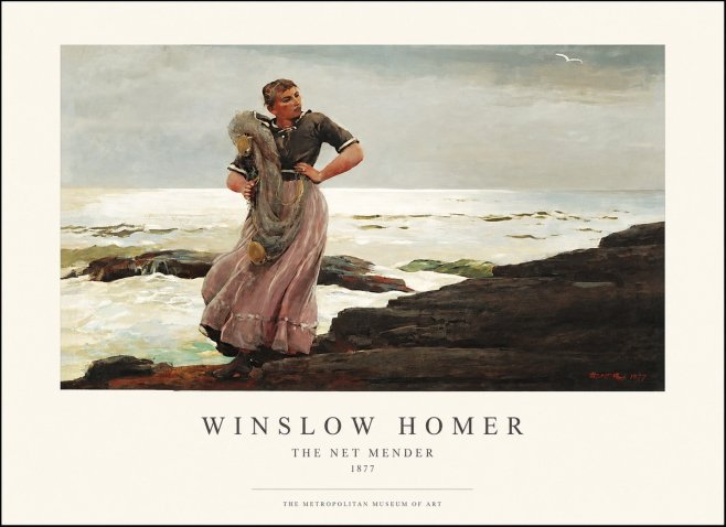 Winslow Homer Coastal Figure No2 - Plakat