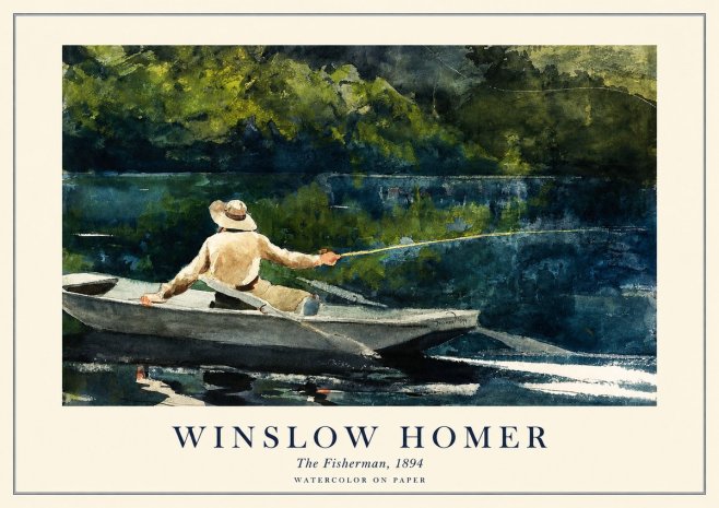 Winslow Homer The Fisherman, 1894 No1 - Plakat