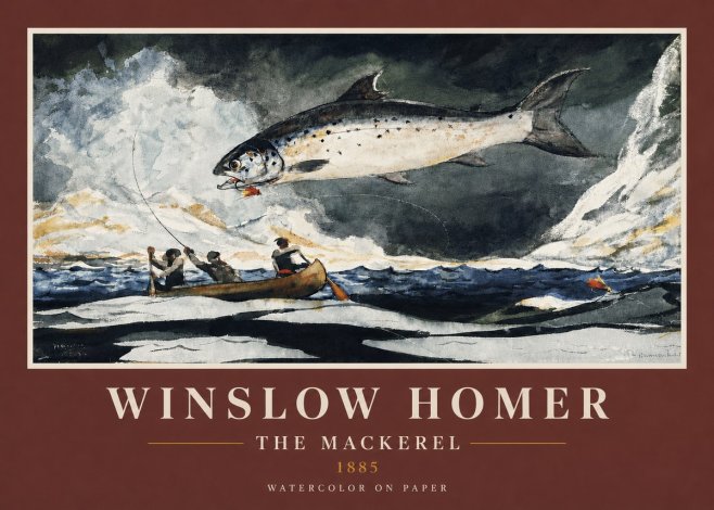 Winslow Homer The Mackerel No4 - Plakat