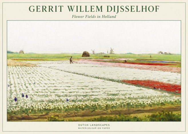 Gerrit Willem Dijsselhof Bulb Fields Near Hillegom No2 - Plakat