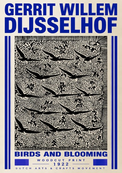 Gerrit Willem Dijsselhof Decorative Design No5 - Plakat