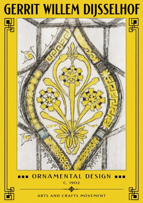 Gerrit Willem Dijsselhof Ornamental Design No2 - Plakat