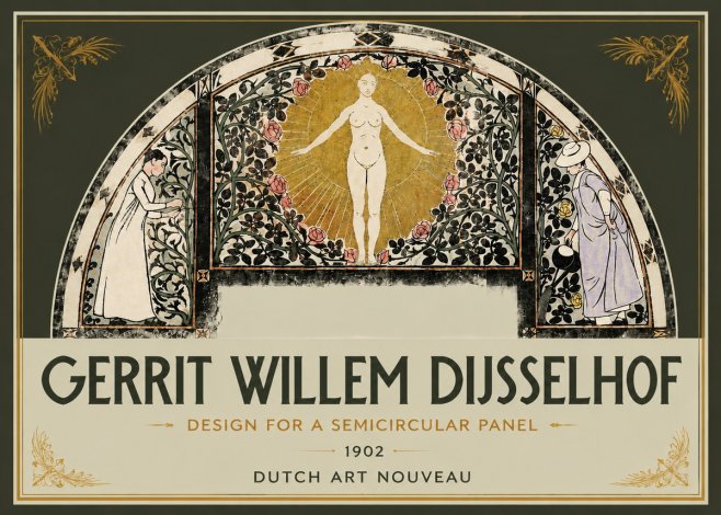 Gerrit Willem Dijsselhof Nature's Awakening No5 - Plakat