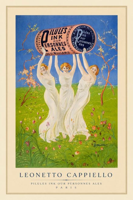 Leonetto Cappiello Pilules Ink Our Personnes Ales No1 - Plakat