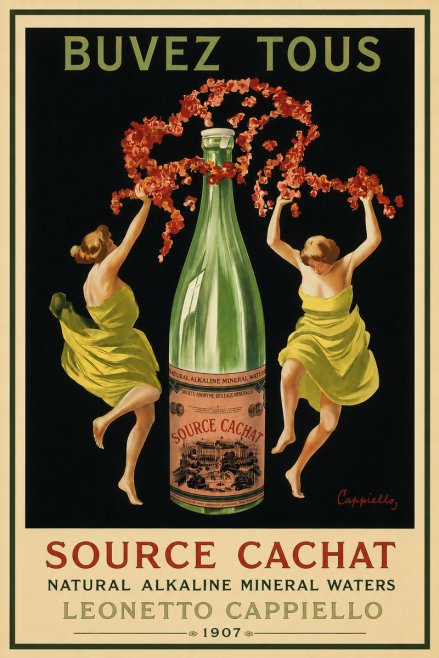 Leonetto Cappiello Source Cachat No3 - Plakat