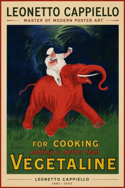 Leonetto Cappiello Végétaline No2 - Plakat