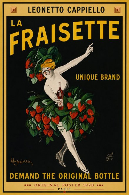 Leonetto Cappiello La Fraisette No6 - Plakat