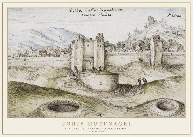Joris Hoefnagel The Gate of Granada - Always Closed No1 - Plakat