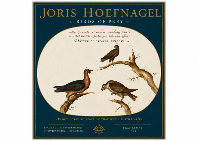 Joris Hoefnagel Birds of Prey No4 - Plakat