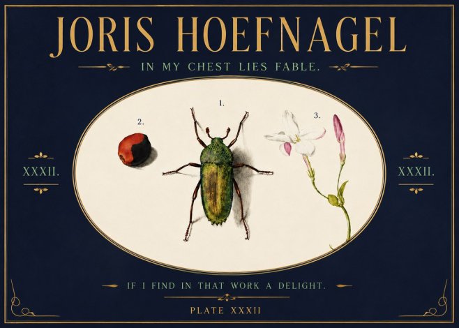 Joris Hoefnagel In My Chest Lies Fable No4 - Plakat