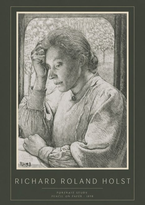 Richard Roland Holst Portrait Study No2 - Plakat