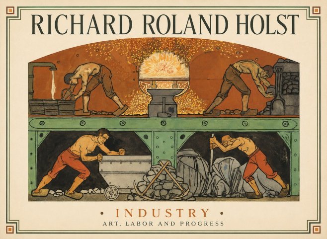 Richard Roland Holst Industry No1 - Plakat
