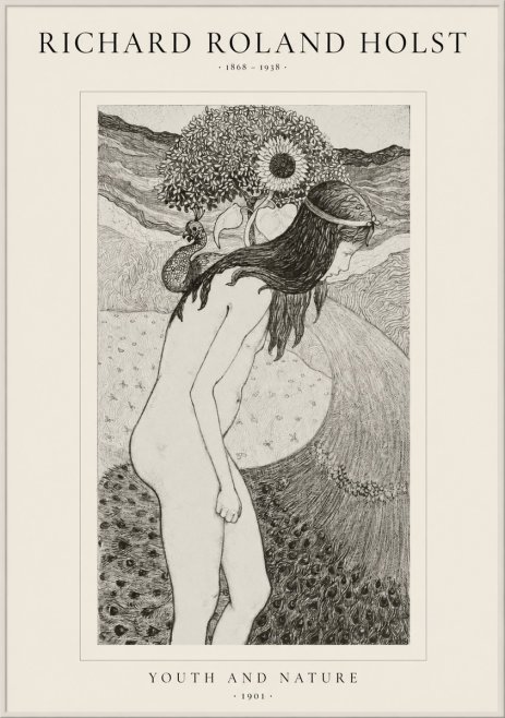 Richard Roland Holst Youth and Nature No1 - Plakat