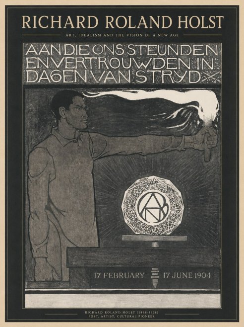 Richard Roland Holst Aan Die Ons Steunden En Vertrouwden in Dagen Van Stryd No1 - Plakat