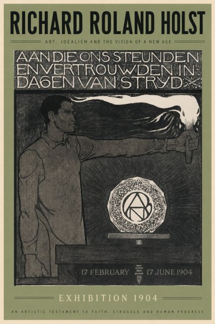 Richard Roland Holst Aan Die Ons Steunden En Vertrouwden in Dagen Van Stryd No2 - Plakat