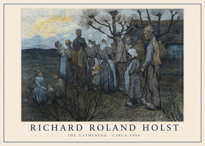 Richard Roland Holst The Gathering No1 - Plakat