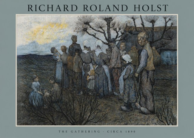 Richard Roland Holst The Gathering No2 - Plakat