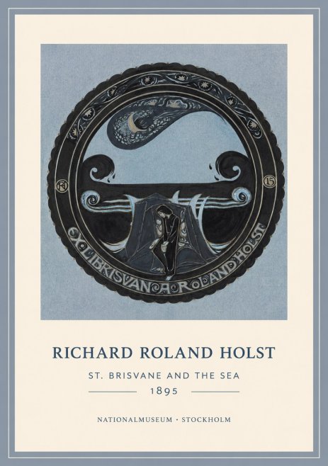 Richard Roland Holst St. Brisvane and the Sea No1 - Plakat