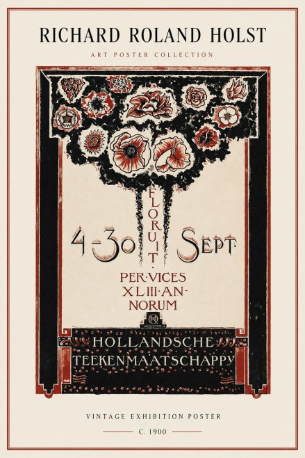 Richard Roland Holst Hollandsche Teekenmaatschappij No2 - Plakat