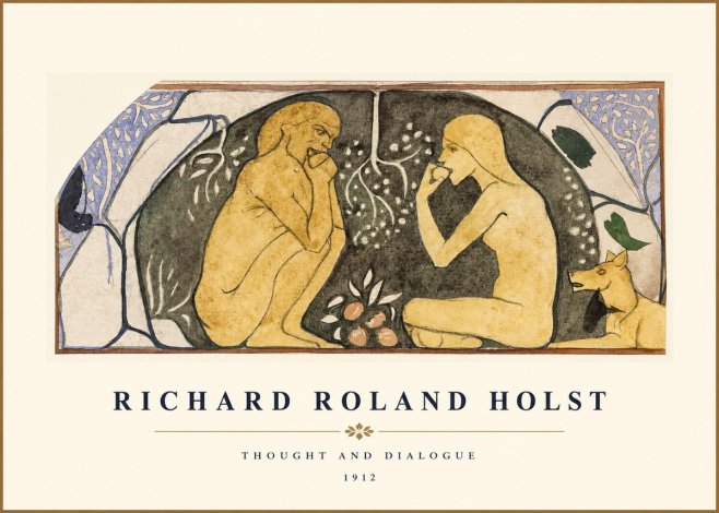 Richard Roland Holst Thought and Dialogue No1 - Plakat