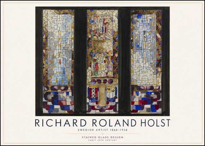 Richard Roland Holst Stained Glass Design No3 - Plakat