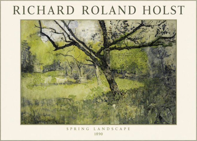 Richard Roland Holst Spring Landscape No1 - Plakat