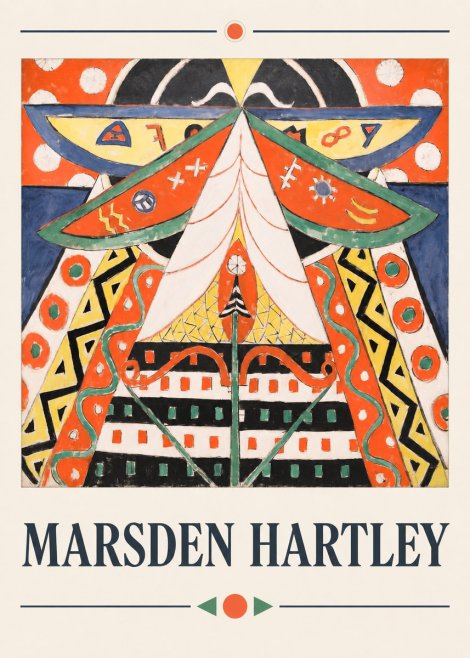 Marsden Hartley Painting No. 5 No1 - Plakat