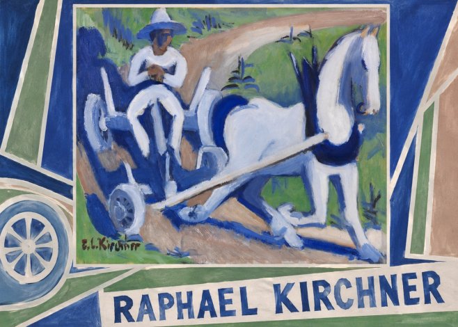Raphael Kirchner Horse and Cart No6 - Plakat