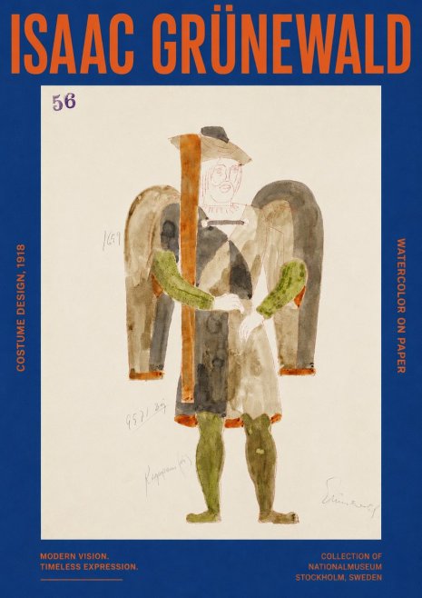 Isaac Grünewald Costume Design IV No2 - Plakat