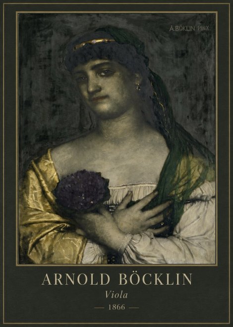 Arnold Böcklin Viola No1 - Plakat