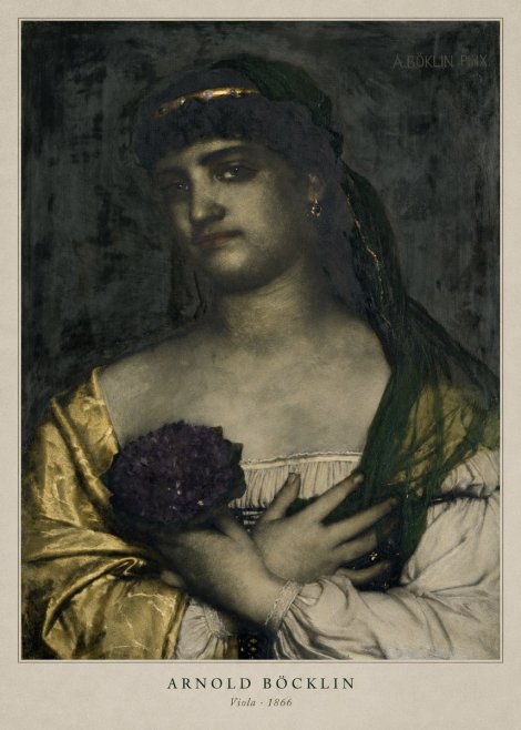 Arnold Böcklin Viola No2 - Plakat