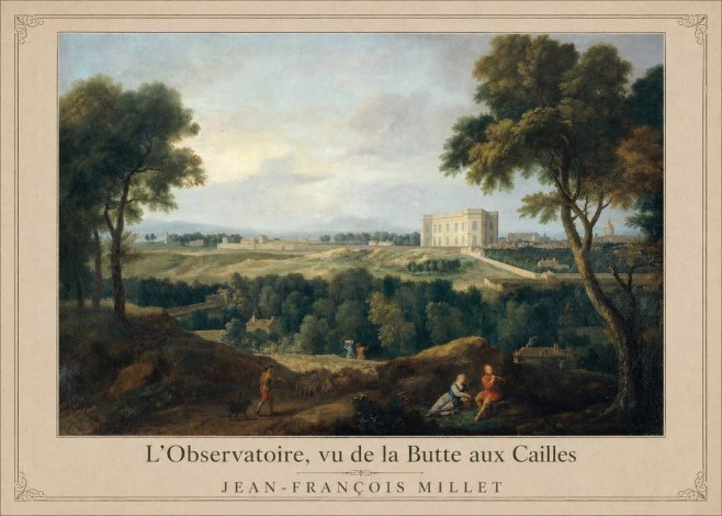 Jean-François Millet L'observatoire, Vu De La Butte Aux Cailles No1 - Plakat