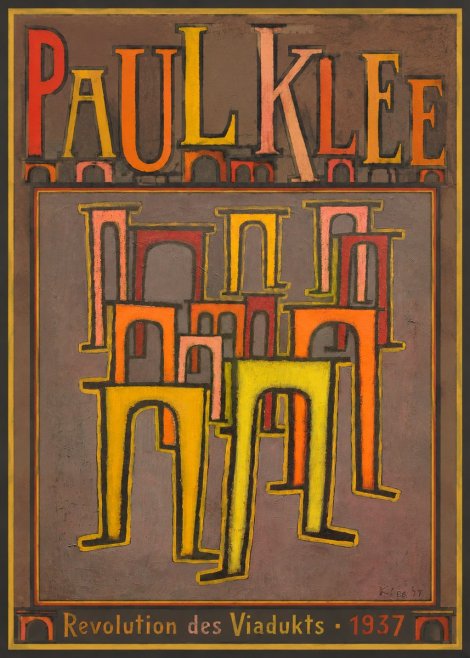 Paul Klee Revolution Des Viadukts No5 - Plakat