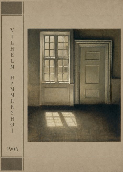 Vilhelm Hammershøi Interior. Sunlight on the Floor No2 - Plakat