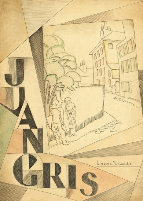 Juan Gris Une Rue À Montmartre No5 - Plakat
