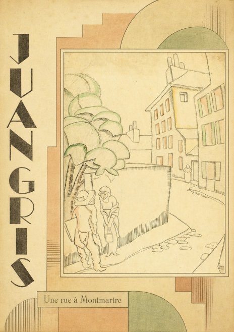 Juan Gris Une Rue À Montmartre No6 - Plakat