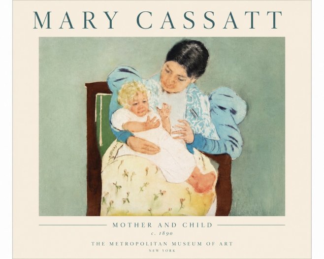Mary Cassatt Mother and Child III No4 - Plakat