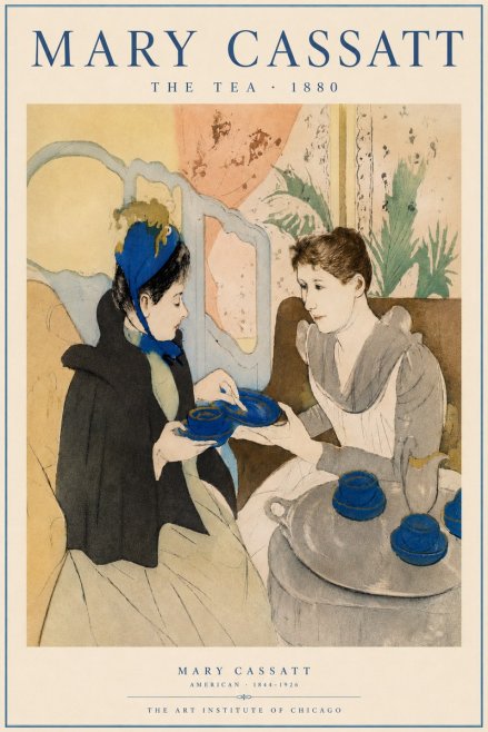 Mary Cassatt The Tea No5 - Plakat