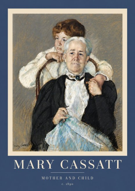 Mary Cassatt Mother and Child V No5 - Plakat