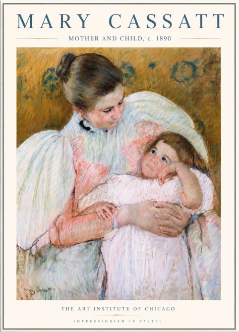 Mary Cassatt Mother and Child VI No3 - Plakat