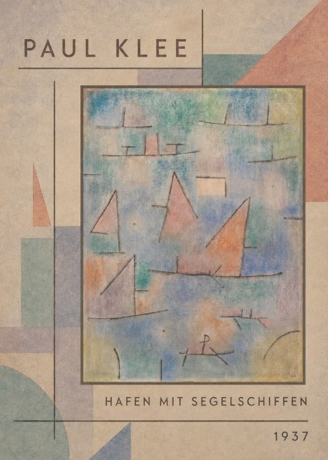Paul Klee Hafen Mit Segelschiffen No2 - Plakat