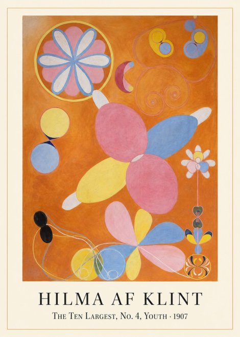 Hilma af Klint The Ten Largest, No. 4, Youth No1 - Plakat