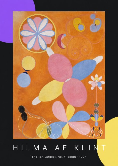 Hilma af Klint The Ten Largest, No. 4, Youth No5 - Plakat